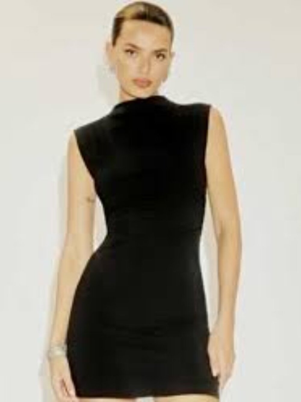 Reformation Black Alden Knit Dress Size Small
